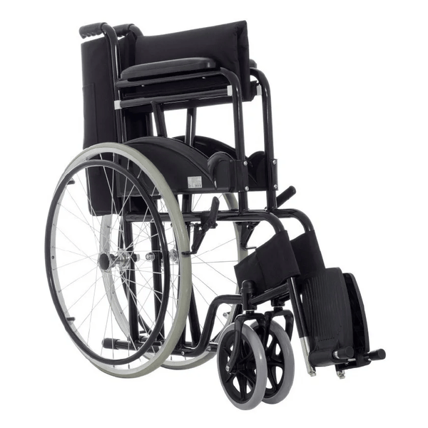 Silla De Ruedas Estandar Económica en Acero con Cinturón - Mobicare - Vitalefy