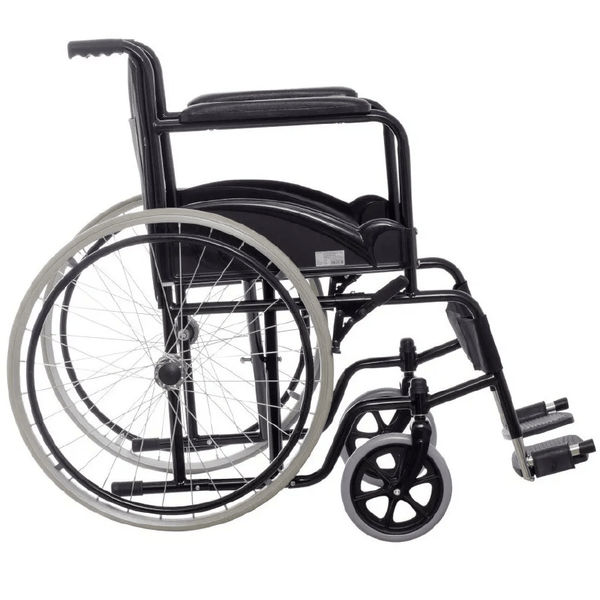 Silla De Ruedas Estandar Económica en Acero con Cinturón - Mobicare - Vitalefy