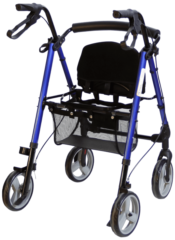 Andadera Rollator de Aluminio, Plegable - Vitalefy
