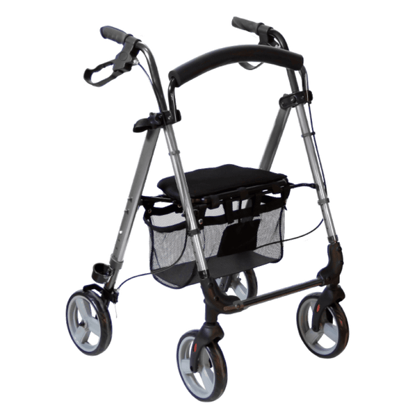 Andadera Rollator de Aluminio, Plegable - Vitalefy