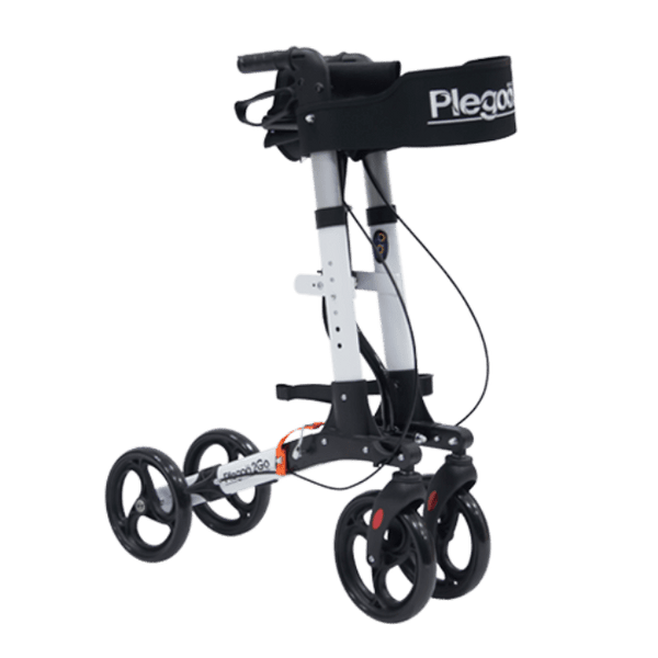 Andadera Rollator Plegoo de Aluminio Ultra Plegable con Ruedas de 8 pulgada - Vitalefy