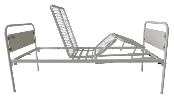 Cama de Hospital Económica Manual Elevación Manual con 2 Manivelas - Serie 920L - Vitalefy