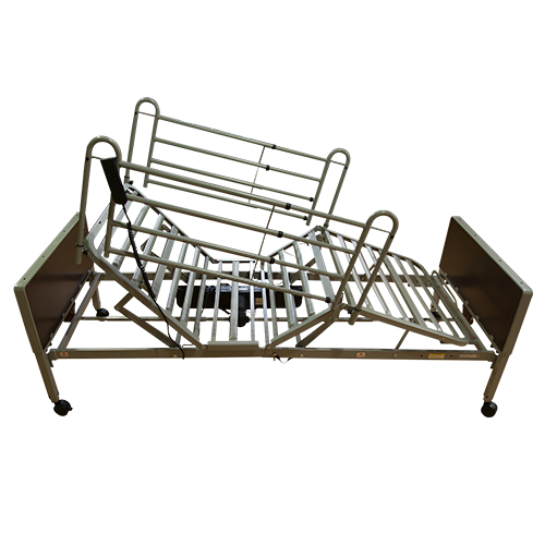 Cama de Hospital Eléctrica de 3 Funciones con Barandales Desmontables - Vitalefy