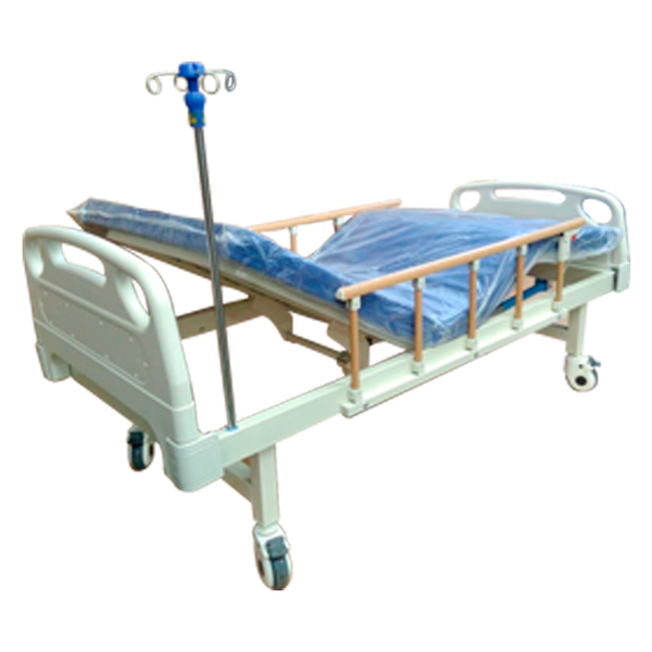 Cama de hospital de lujo con colchon y base tipo panel - Vitalefy