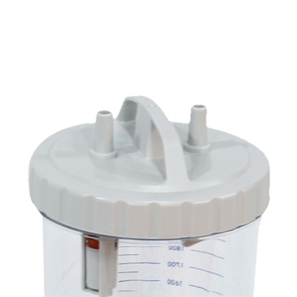 Frasco de Recolección de Secreciones de 1000 ml de Poilcarbonato MAKROLON® CA-MI 2858 para Autoclave con Tapa - Vitalefy