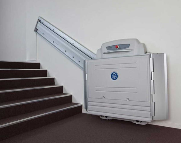 Plataforma Salvaescalera Recta para Minusválidos por Interior o Exterior - Vitalefy