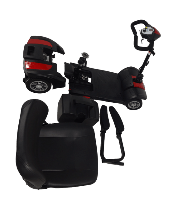 Scooter Eléctrico para Personas con Discapacidad Compacto Desarmable con 4 Ruedas - Vitalefy