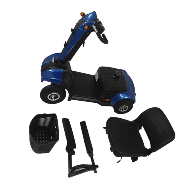 Scooter Eléctrico para Personas con Discapacidad Mediano, con 4 Ruedas Semi-Neumáticas - Vitalefy