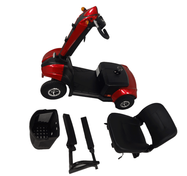 Scooter Eléctrico para Personas con Discapacidad Mediano, con 4 Ruedas Semi-Neumáticas - Vitalefy