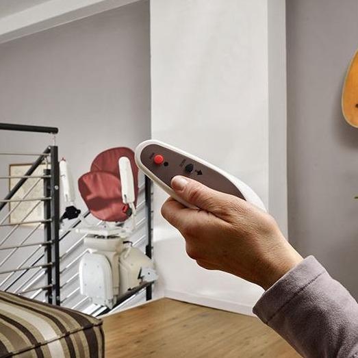 Silla Salvaescalera Electrica Recta Para Subir Escaleras para Personas con Discapacidad o Personas Mayores - Vitalefy