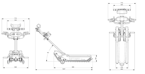 Oruga Salvaescalera Sube Escalera Para Sillas De Ruedas LG2004 - Vitalefy