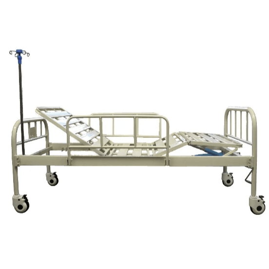 Cama Hospitalaria Manual Con 2 Colchon Antiescaras Presion Alterna - Vitalefy