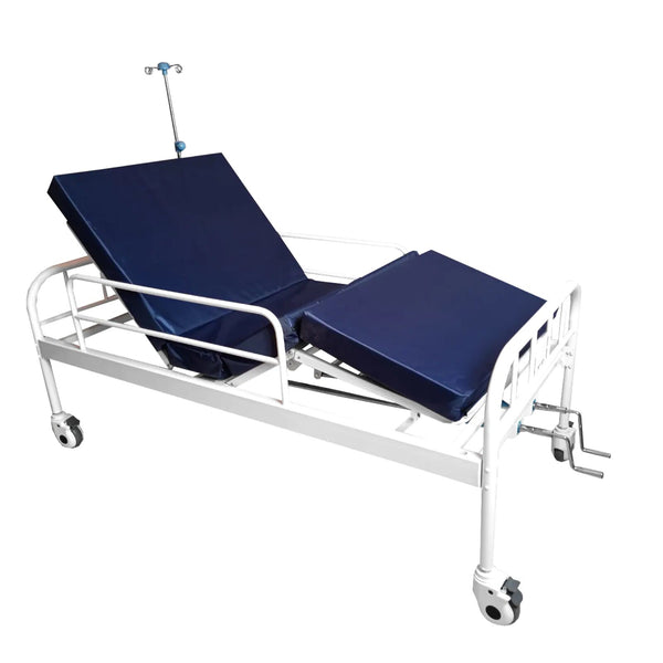 Cama hospitalaria economica manual básica con accesorios - Vitalefy