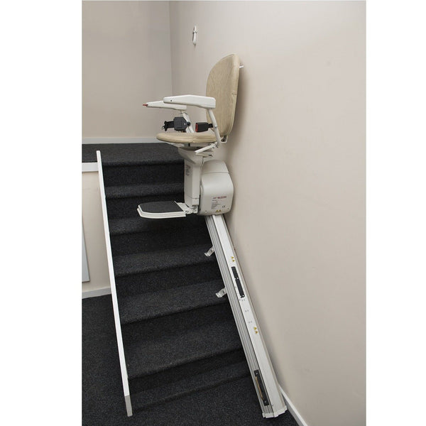 Silla Salvaescalera Electrica Recta Para Subir Escaleras para Personas con Discapacidad o Personas Mayores - Vitalefy